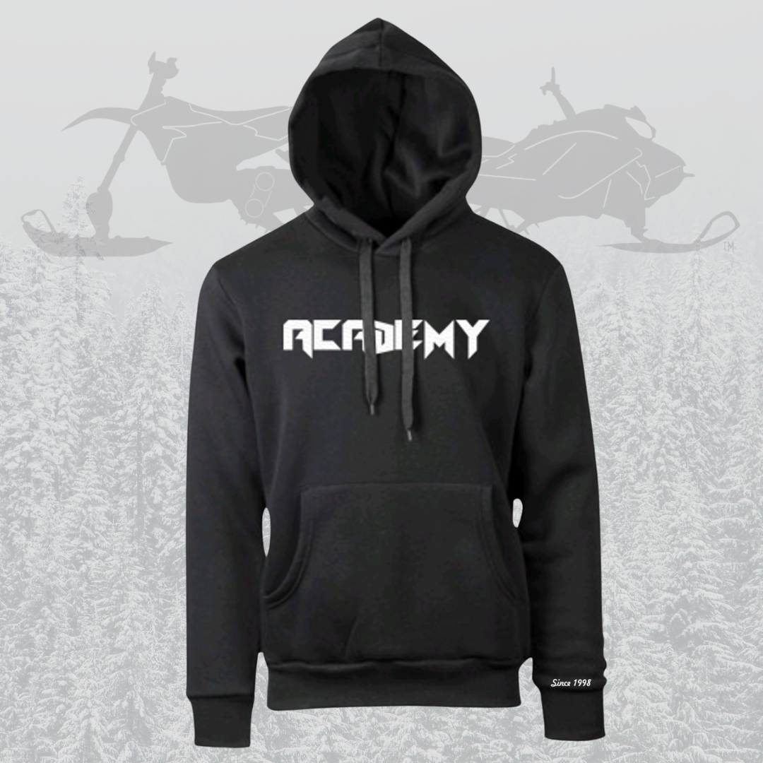 Felpa Hoodie ACADEMY Black Unisex